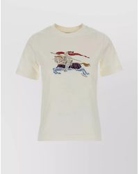 Burberry - Cotton T-Shirt - Lyst