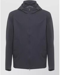 Woolrich - Hooded Cotton Jacket Adjustable Drawstrings Pockets - Lyst