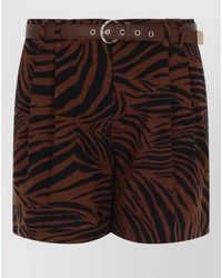Max Mara - High-Rise Straight-Leg Shorts - Lyst