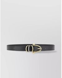 Chloé - Circular Brass Diamond-Tipped Dual Loops Belt - Lyst