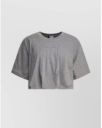 Pinko - Cotton Logo-Embroidered Short-Sleeve T-Shirt - Lyst