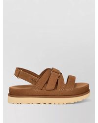 UGG - Goldenstar Flat Slingback Suede Sandals - Lyst