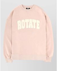 ROTATE BIRGER CHRISTENSEN - Oversized Cotton Jumper - Lyst