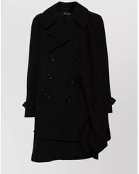 Comme des Garçons - Wool Asymmetric Double-Breasted Coat - Lyst