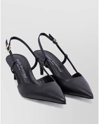 Sergio Levantesi - Leather Slingback Pumps - Lyst