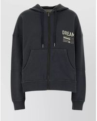 Golden Goose - Cotton Oversized Graphic-Print Zip-Up Hoodie - Lyst