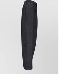 Lemaire - High-Rise Wide-Leg Trousers - Lyst