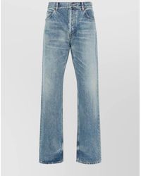 Saint Laurent - Straight Leg Denim Jeans - Lyst