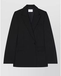 Givenchy - Wool Mohair Double Breasted Tailored Jacket - Lyst
