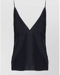 Alysi - Silk Top Lightweight Fabric Spaghetti Straps Neckline - Lyst