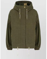 Barbour - Cotton Blend Hawridge Hooded Jacket - Lyst