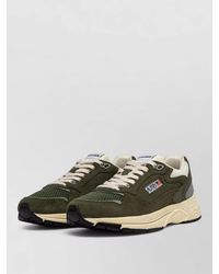 Autry - Hyperway Low Mesh Suede Contrast Sneakers - Lyst