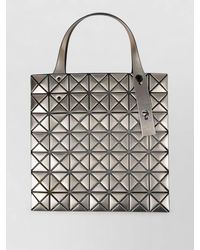 Issey Miyake - Shoulder Bag Geometric Design Metallic Finish - Lyst