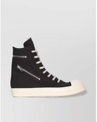 Rick Owens - High-Top Cargo Sneakers With Contrast Toe Cap - Lyst