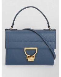 Coccinelle - Structured Leather Shoulder And Top Handle Bag - Lyst