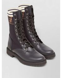 Fendi - Rockoko Boots Sock Style Chunky Sole - Lyst