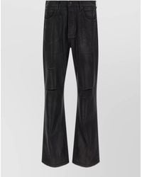 Purple - P026 Denim Bootcut Jeans Five Pocket - Lyst