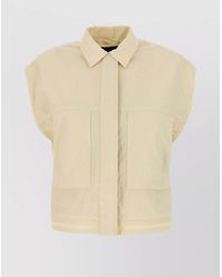 Herno - Nylon Cropped Vest - Lyst