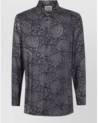 Uma Wang - Moulay Shirt Long Sleeves Floral Pattern - Lyst