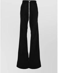 Rick Owens - Silk High-Rise Wide-Leg Trousers - Lyst