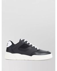 Celine - Leather And Mesh Low-Top Sneakers - Lyst
