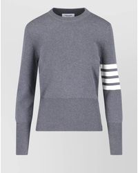 Thom Browne - Cotton Crewneck Jumper - Lyst