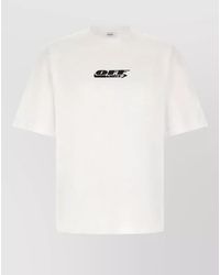 Off-White c/o Virgil Abloh - Off Adv Skate Cotton Printed T-Shirt - Lyst