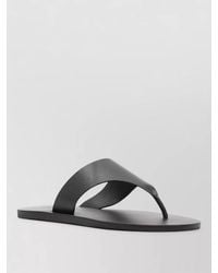 Manebí - Leather Thong Sandals Flat Sole Open Toe - Lyst