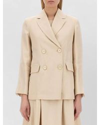Max Mara - Linen Oversized Blazer - Lyst