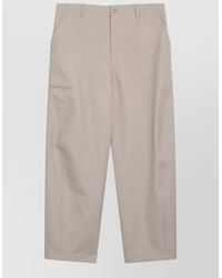 Givenchy - Cotton Straight-Leg Trousers - Lyst