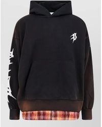 Barrow - Cotton Hooded Sweatshirt Logo Front - Lyst