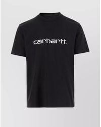 Carhartt - Cotton Logo Print Regular Fit T-Shirt - Lyst