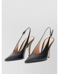 Gianvito Rossi - Sofia Leather Slingback Pumps Pointed Toe - Lyst