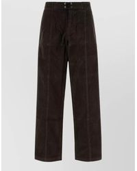 GIMAGUAS - Corduroy Straight-Leg Trousers - Lyst
