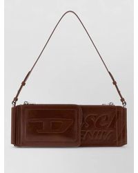 DIESEL - Synthetic Leather Flag D Shoulder Belt Bag - Lyst