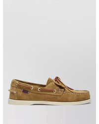 Sebago - Suede Boat Shoes Rubber Sole Eyelets Stitch - Lyst
