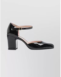 Bally - Leather Block Heel Pumps - Lyst