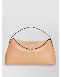 TOTEME - T Lock Leather Shoulder Bag Top Handle - Lyst