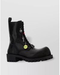 Balenciaga - Chunky Sole Hummer Leather Boots - Lyst