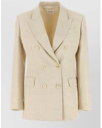 P.A.R.O.S.H. - Raisa Blazer Tailored Notch Lapel Design - Lyst