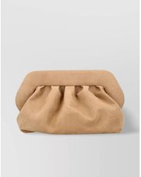 THEMOIRÈ - Bios Suede Clutch Bag - Lyst