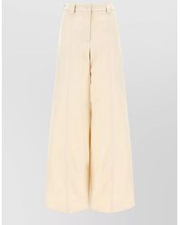 Thelatest - Tailored Wide Leg Pants Belt Loops - Lyst