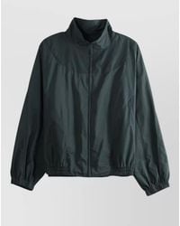 Givenchy - Lightweight High Collar Coat Elasticated Cuffs Hem - Lyst