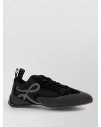 Loewe - Suede Low-Top Sneakers - Lyst
