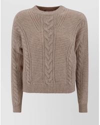 Max Mara - Cable-Knit Alpaca-Blend Boxy Jumper - Lyst
