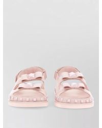 Ash - Ursula Flat Sandals Open Toe Studs Bow - Lyst