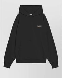 Barrow - Hooded Knit Top Ribbed Cuffs Hem Pocket - Lyst