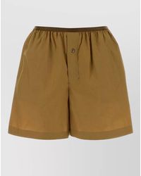 Lemaire - Silk Poplin Boxer Shorts - Lyst