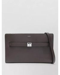 TOTEME - Leather Mini Crossbody Bag - Lyst