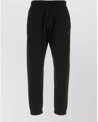 KENZO - Cotton Jogger Pants Single Back Pocket - Lyst